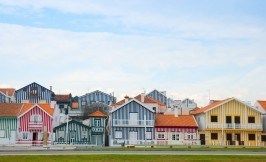 typical stripped houses - Aveiro - Portugal