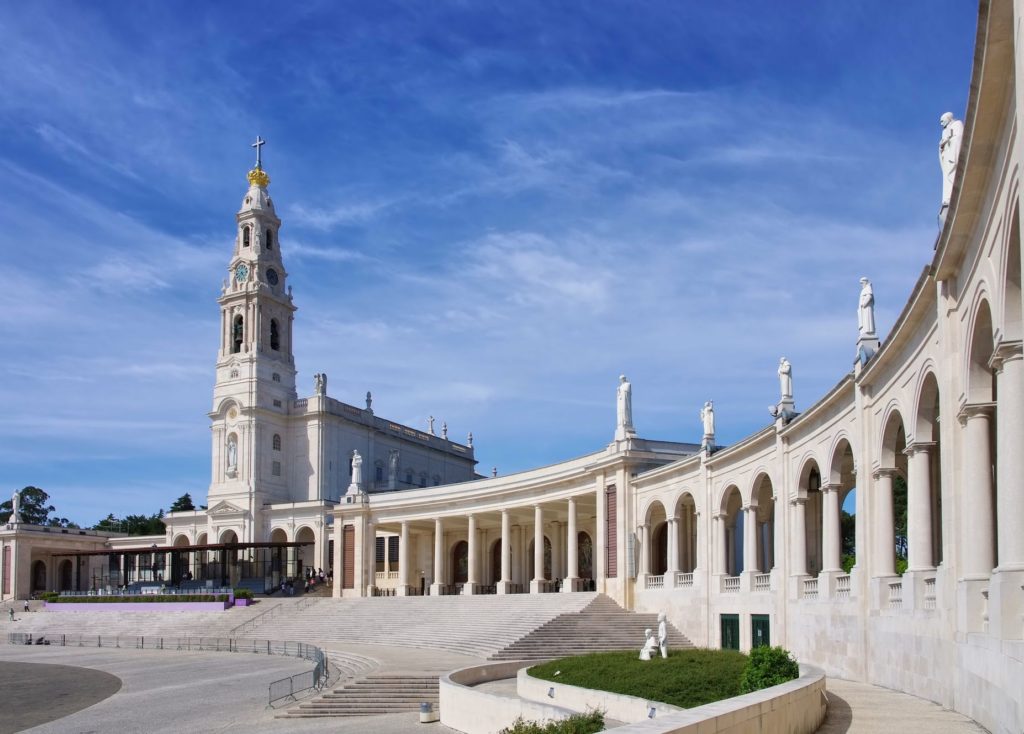 A holy church in Fatima, Portugal