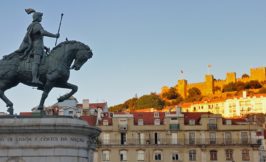 Lisbon travel and tours - King Joao I statue in Lisbon