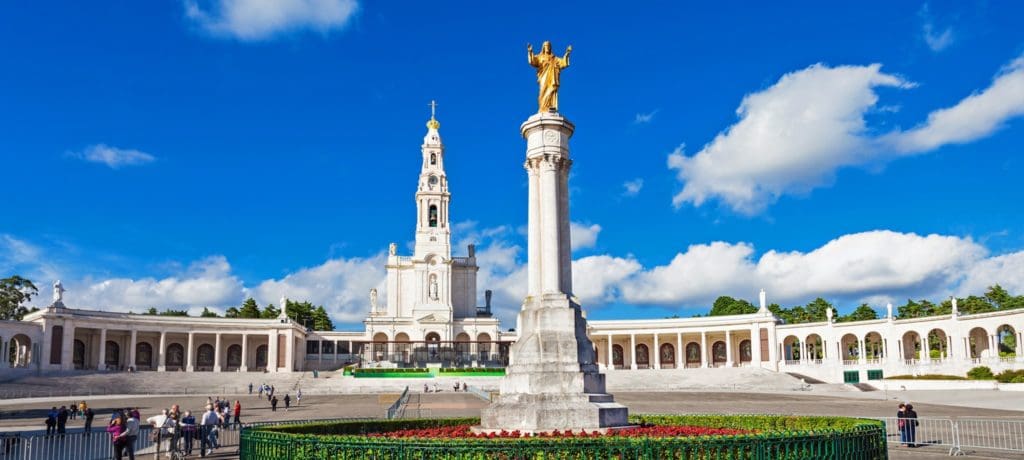 Holy shrine in Fatima, Portugal during one of Portugal.com's Fatima tours
