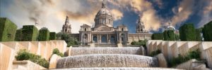 Palau Nacional in Montjic, Barcelona - Spain