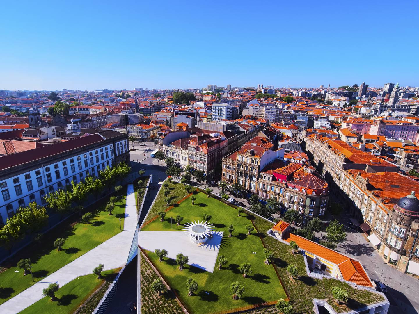 View across historic Porto in northern Portugal