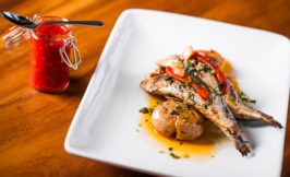 Portuguese grilled sardines with red pepper - Portugal | Portugal.com