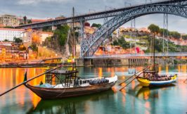 Porto Douro River with Rabelo Boaats