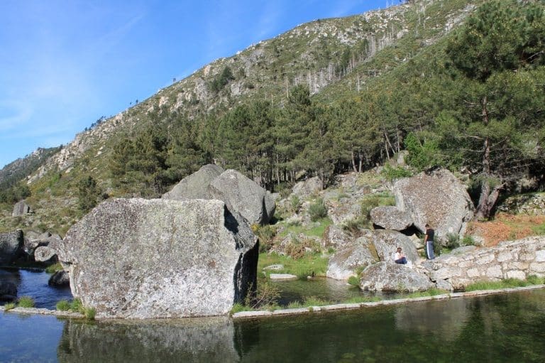Preparing to hike Serra da Estrela