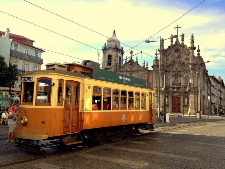 Tram in Porto