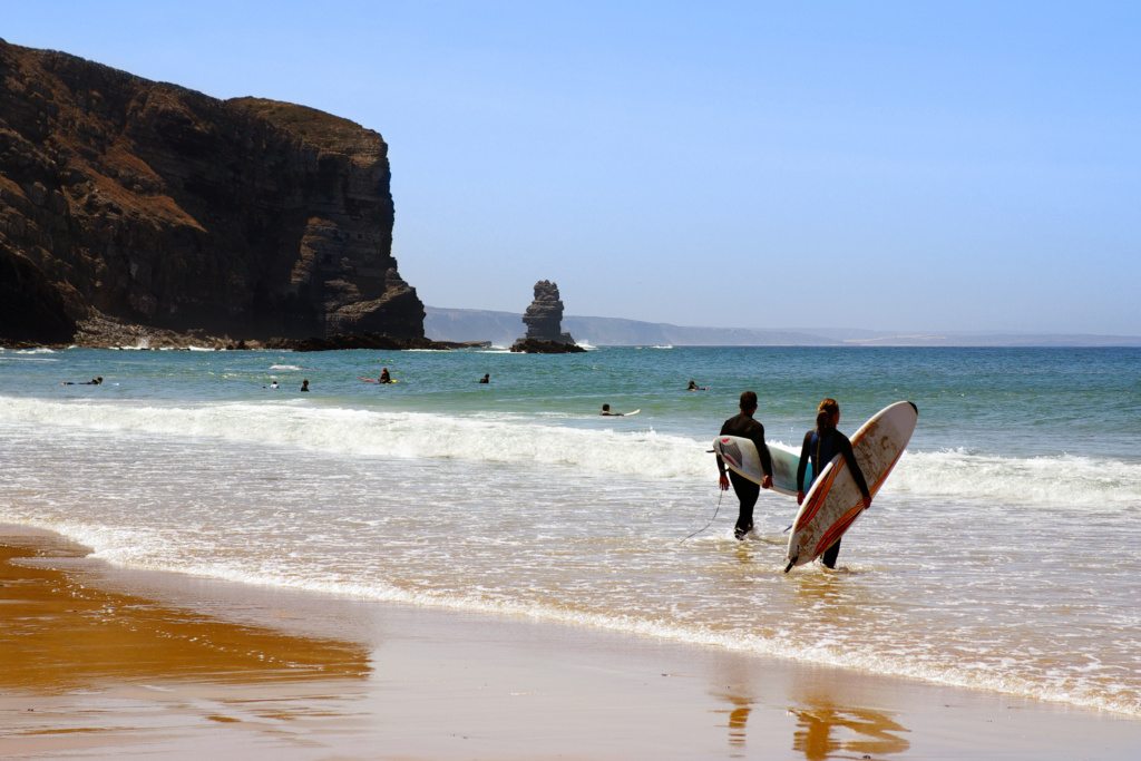 Surfing in Algarve
