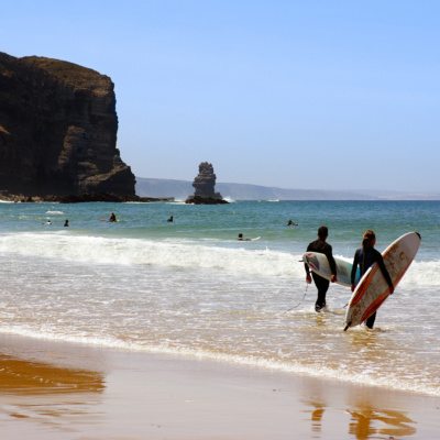 Surfing in Algarve
