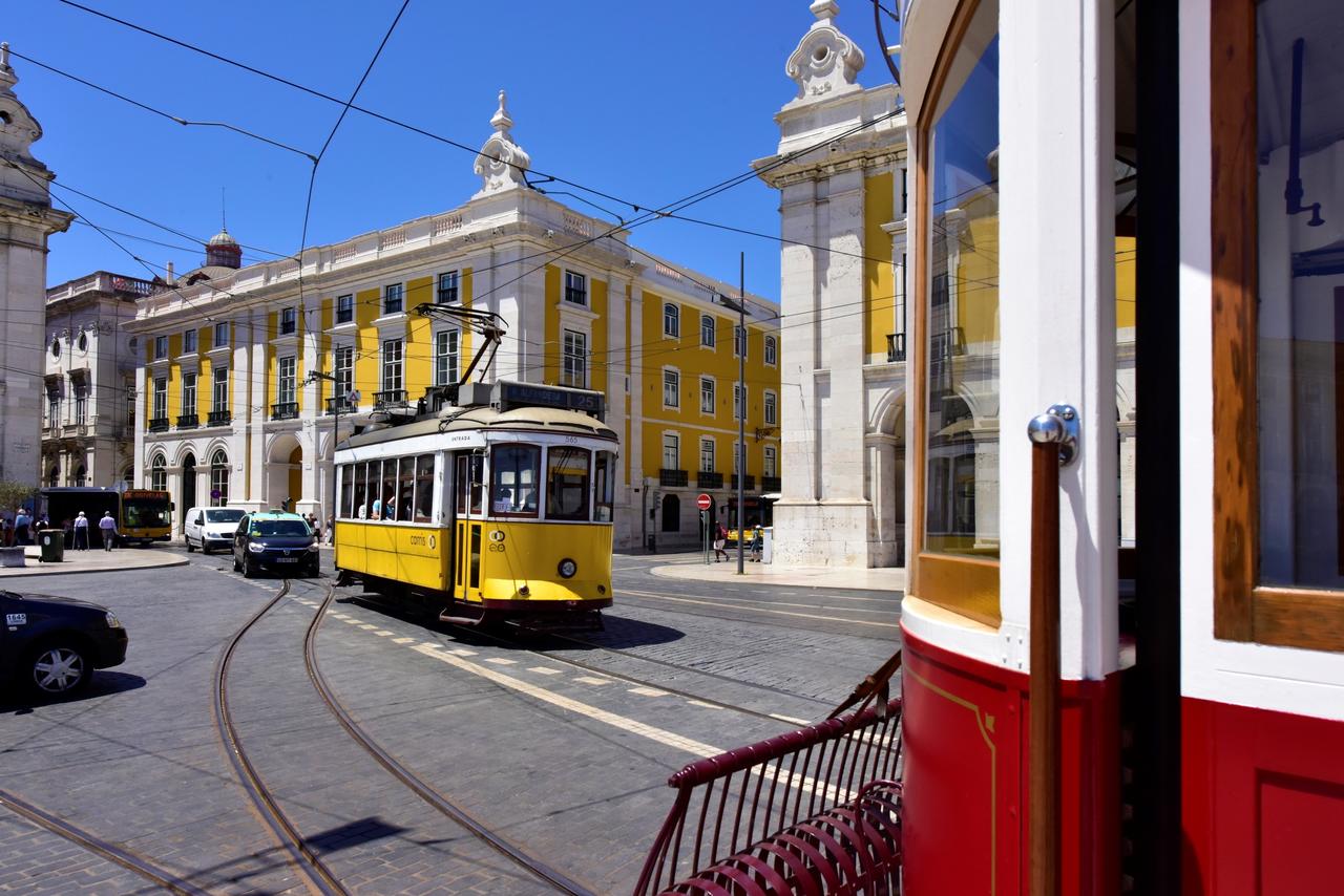 pousada de lisboa lisbon portugal street car trolley