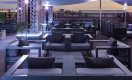 hotel novotel madrid center spain rooftop lounge
