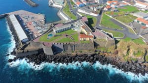 pousada angra heroismo castelo sebastiao aerial